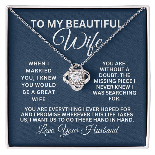 To Wife, I Knew You Would Be a Great Wife, From Husband