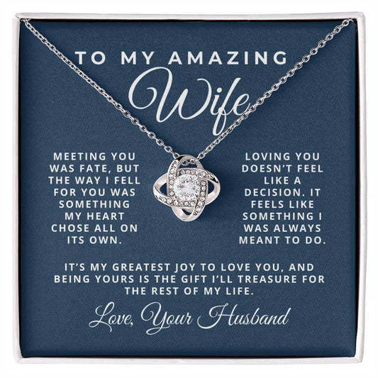 To Wife, Loving You Doesn't Feel Like a Decision, From Husband