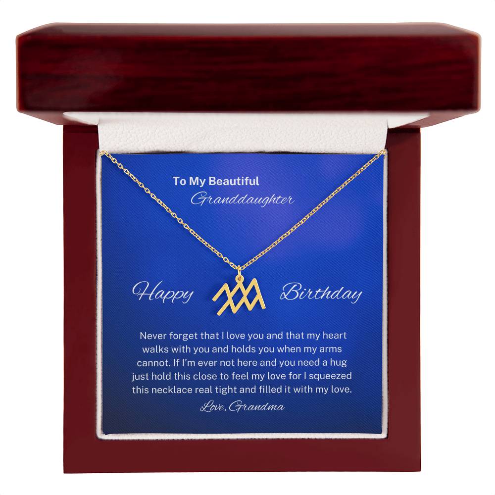 Granddaughter Birthday Gifts| I Filled This Necklace With My Love