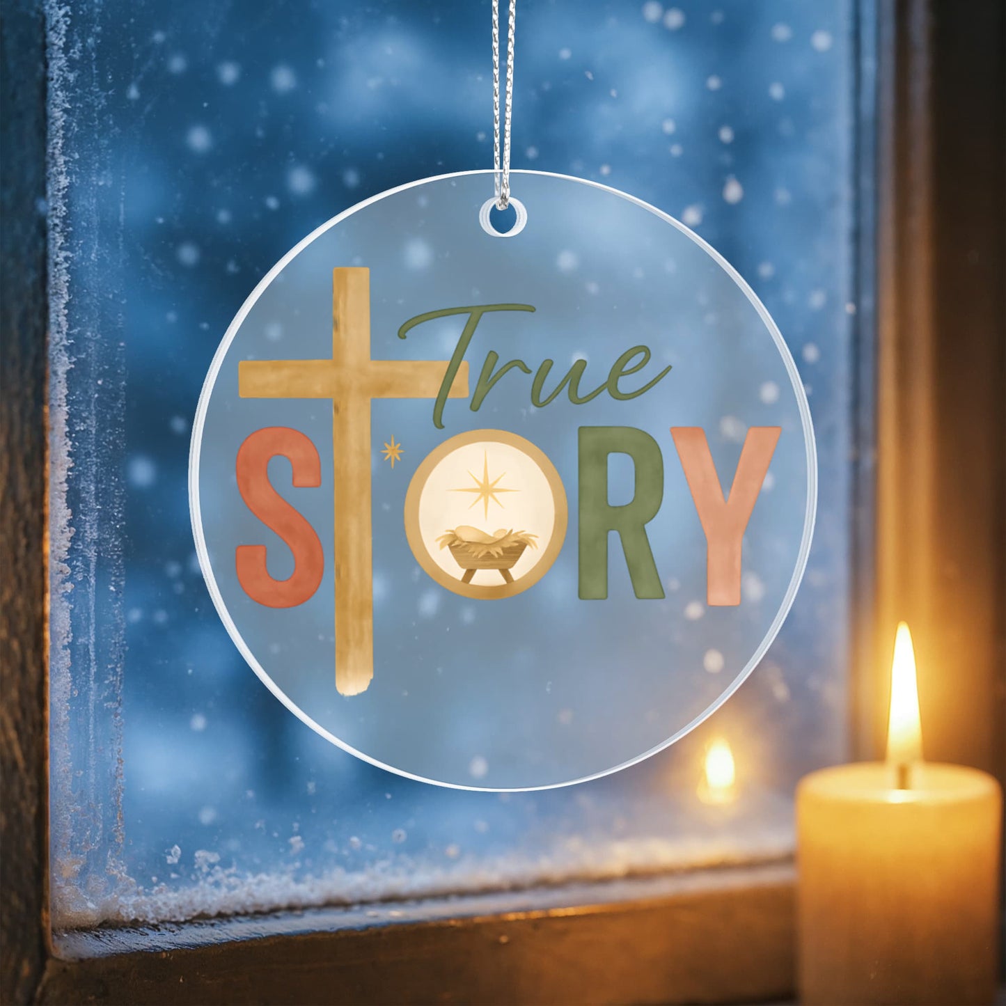 True Story - Christian Christmas Ornament