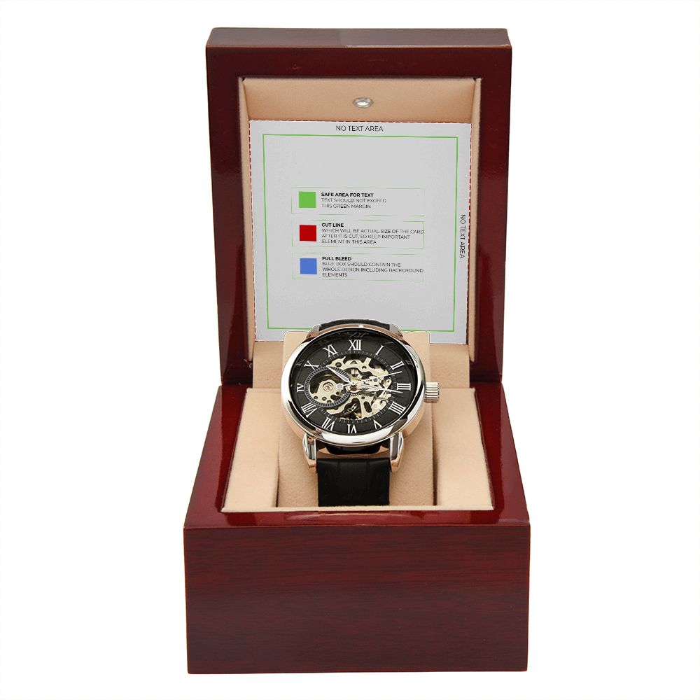 meaningful love gifts, openworks watch, gift for him, christmas gift, birthday gift, graduation gift, gift for son, gift for husband
