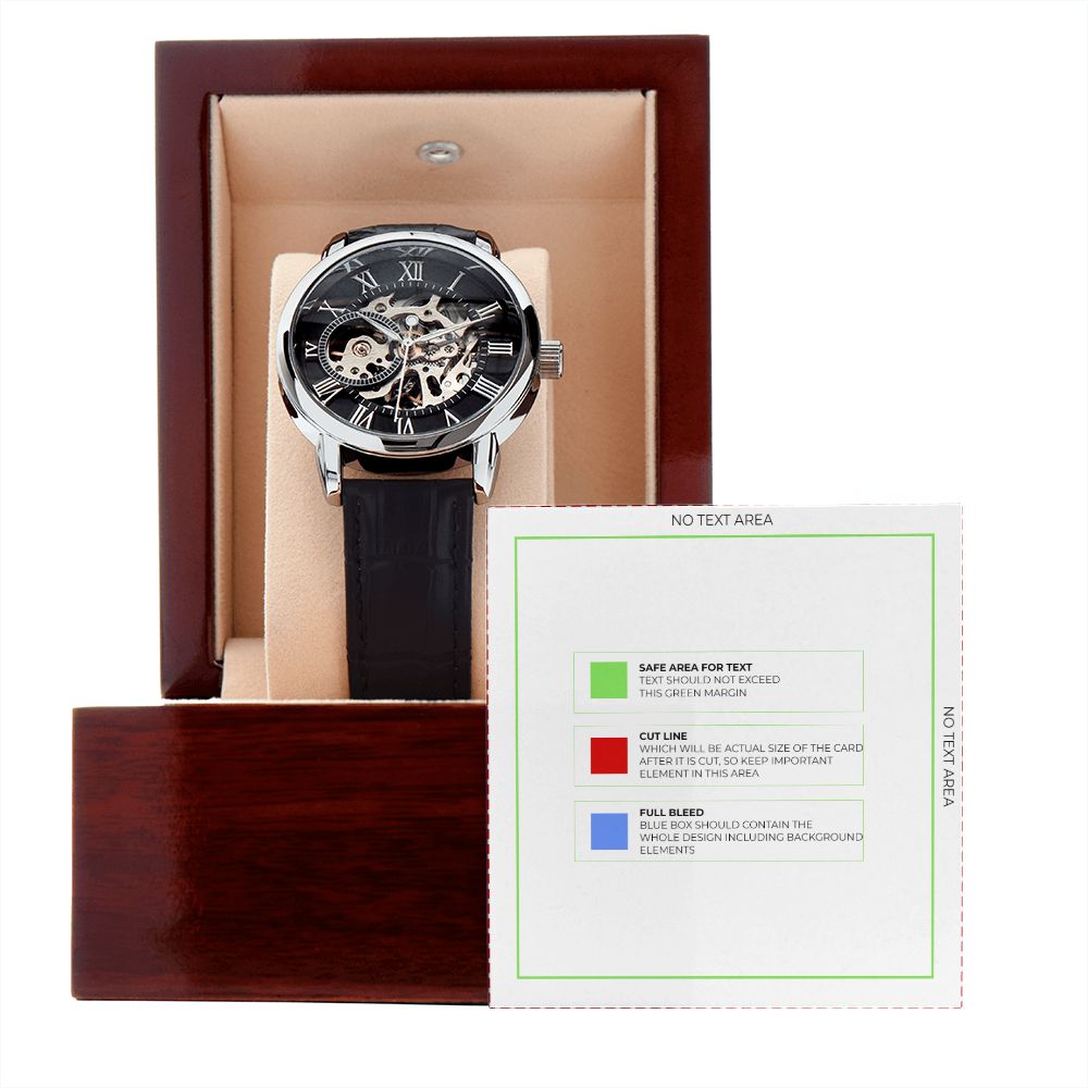 meaningful love gifts, openworks watch, gift for him, christmas gift, birthday gift, graduation gift, gift for son, gift for husband