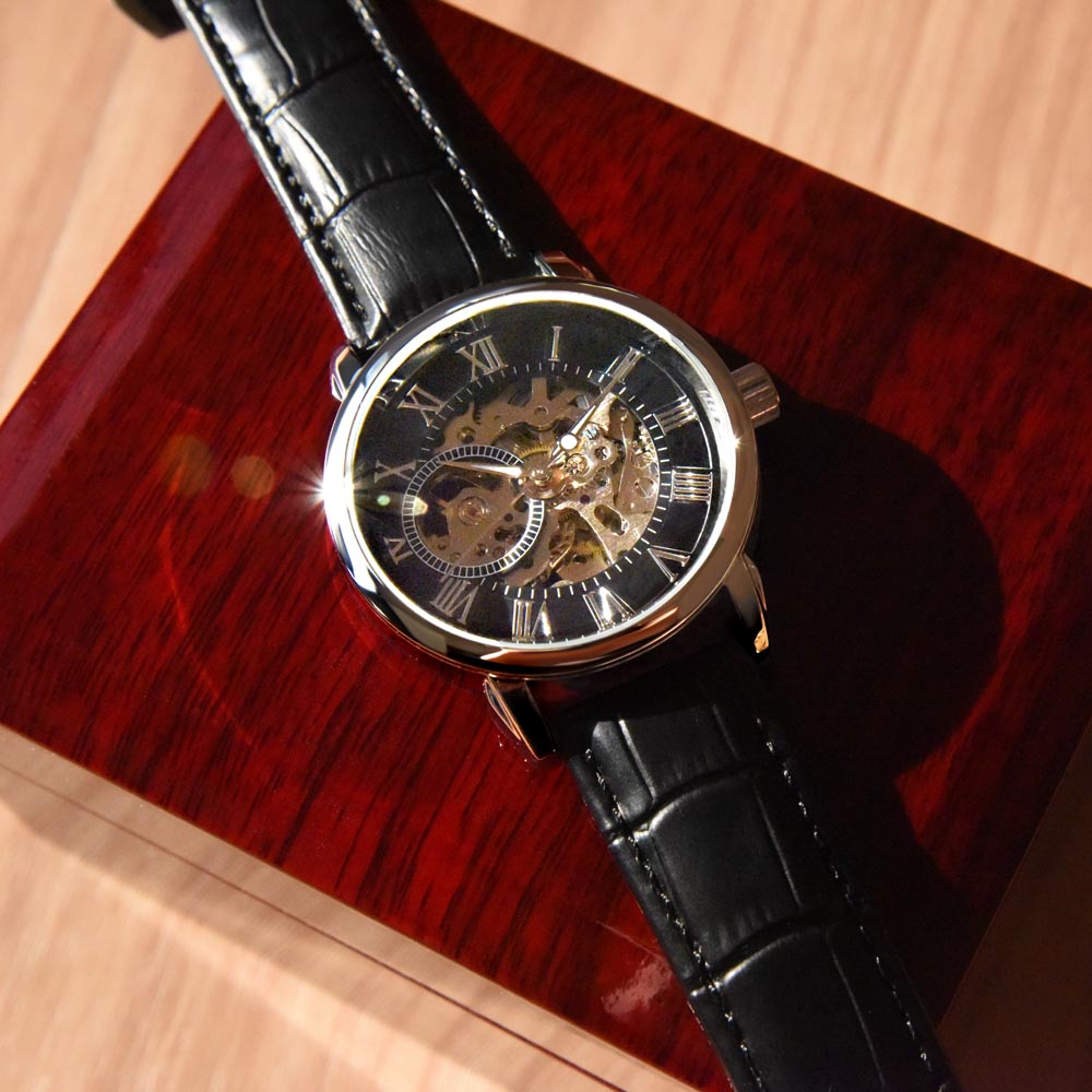 meaningful love gifts, openworks watch, gift for him, christmas gift, birthday gift, graduation gift, gift for son, gift for husband