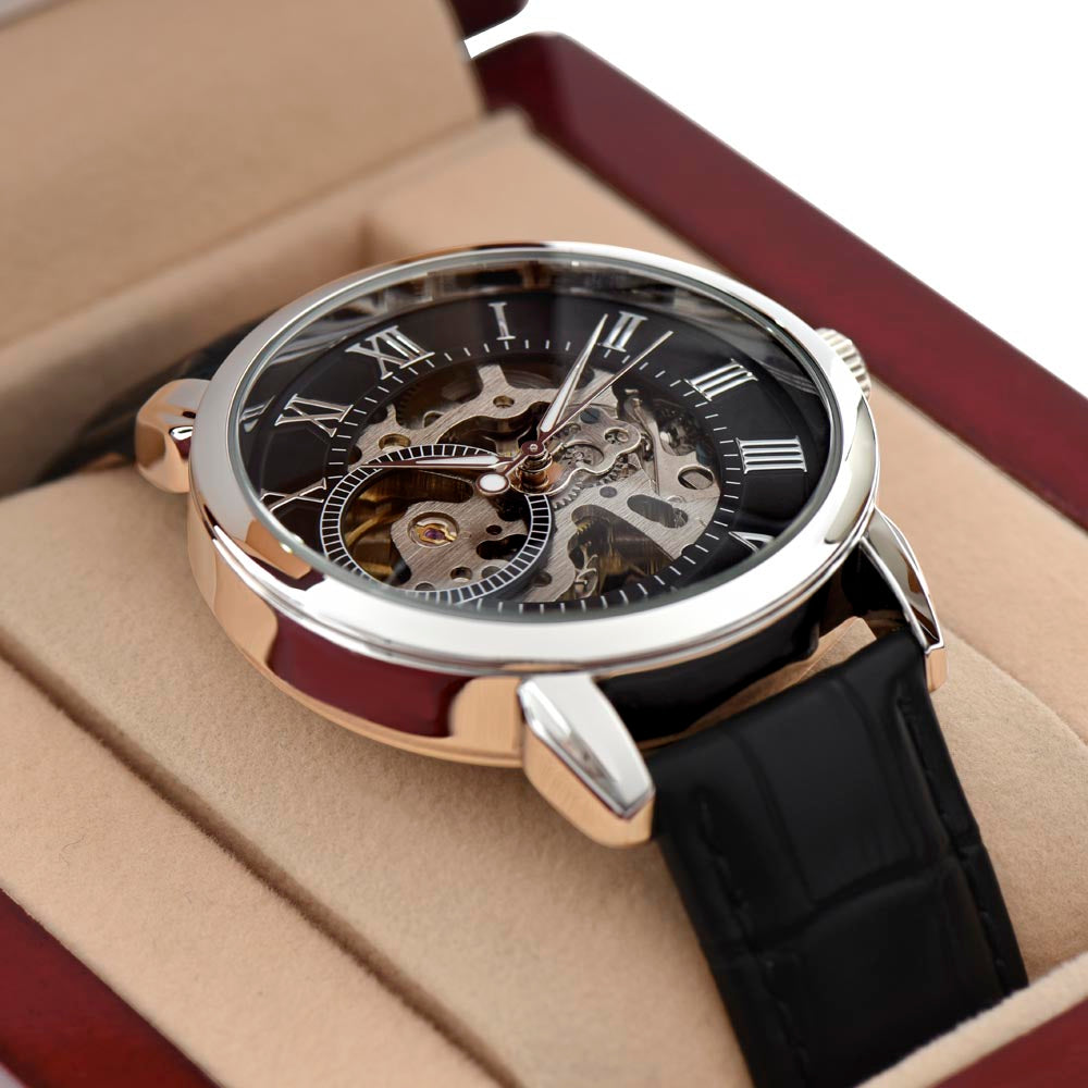 meaningful love gifts, openworks watch, gift for him, christmas gift, birthday gift, graduation gift, gift for son, gift for husband