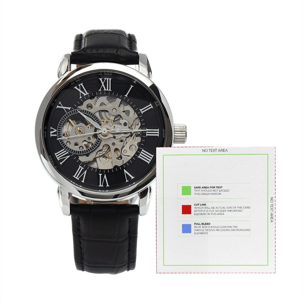 meaningful love gifts, openworks watch, gift for him, christmas gift, birthday gift, graduation gift, gift for son, gift for husband