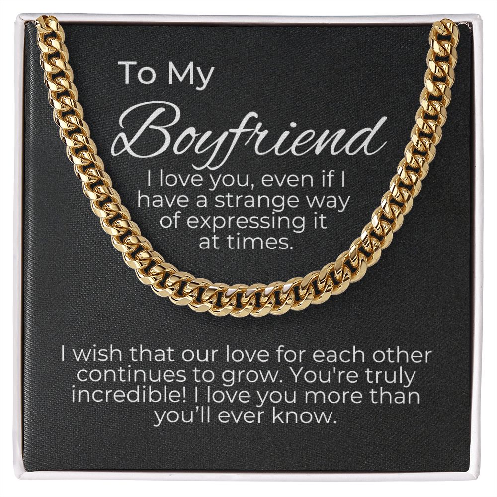 To Boyfriend - I Wish Our Love Will Continue to Grow