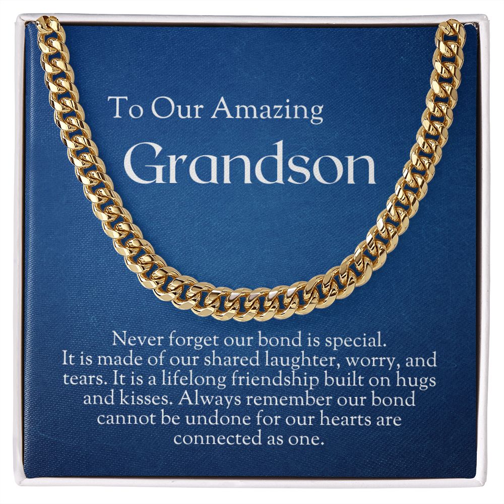 To Our Grandson - Never Forget Our Bond