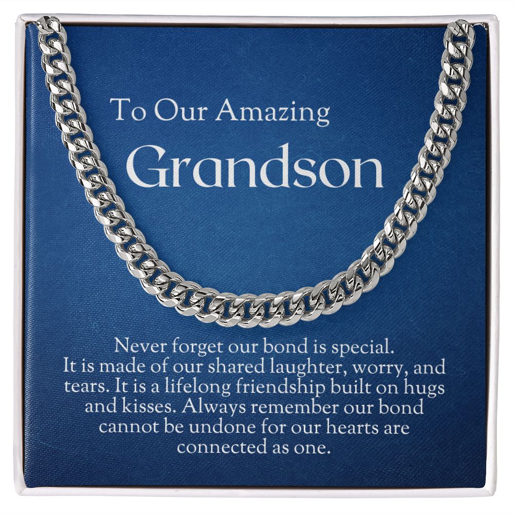 To Our Grandson - Never Forget Our Bond