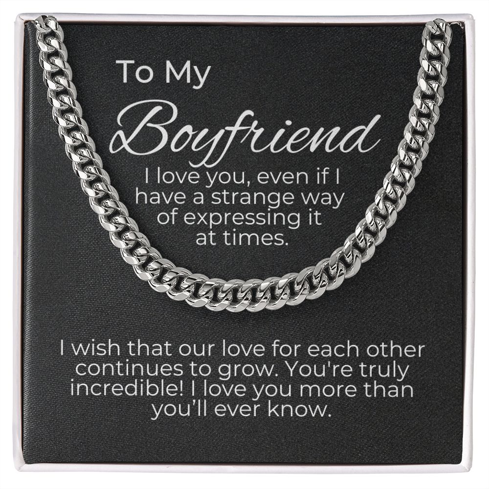 To Boyfriend - I Wish Our Love Will Continue to Grow