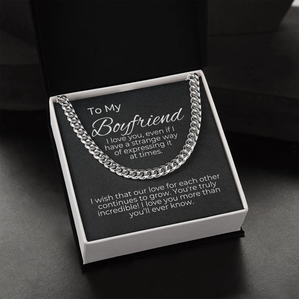 To Boyfriend - I Wish Our Love Will Continue to Grow