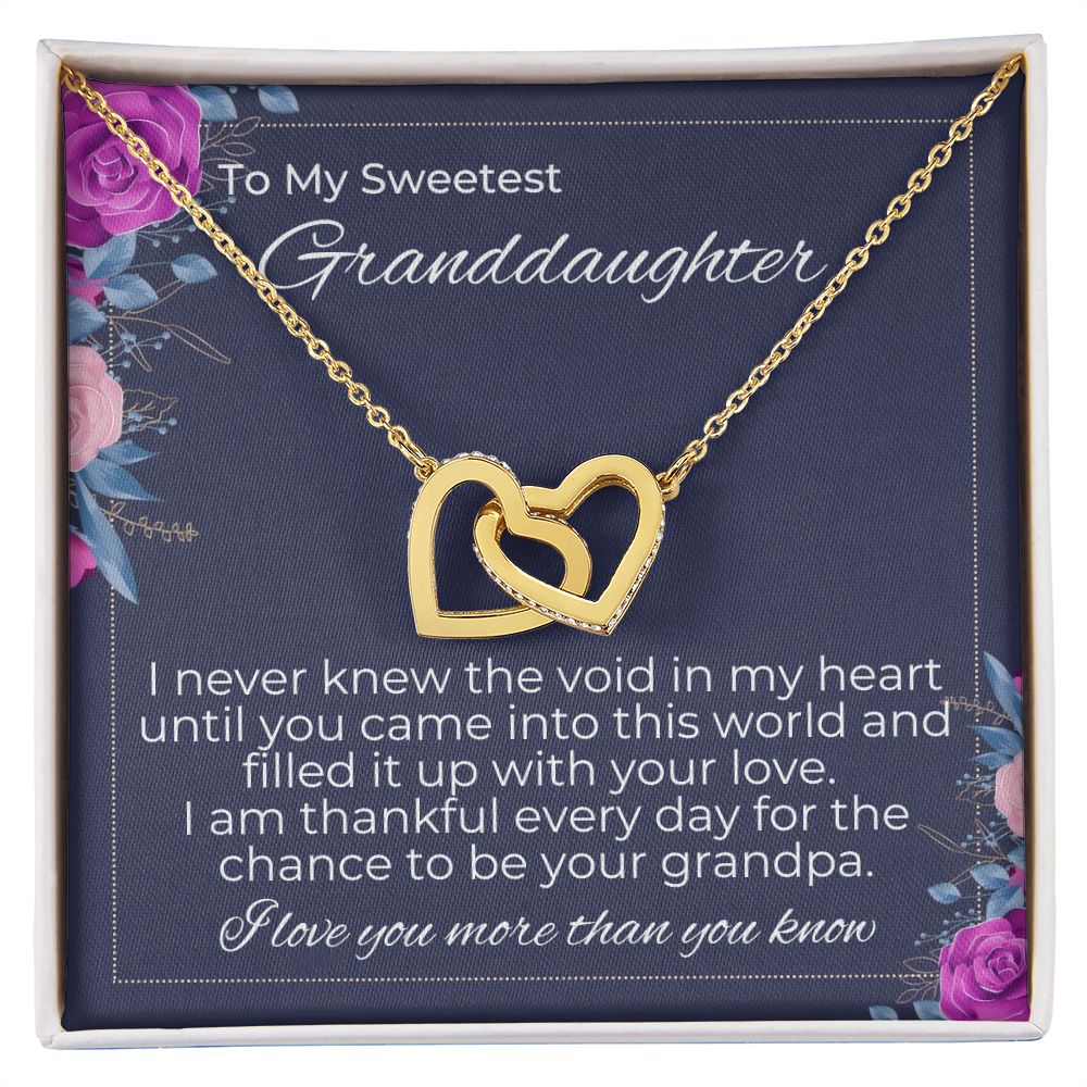 To Granddaughter - You Filled The Void In My Heart - From Grandpa