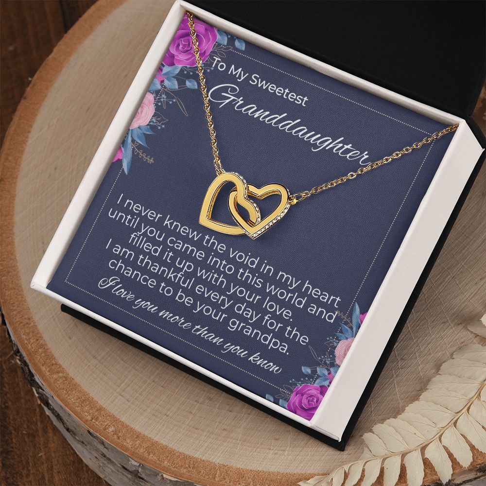 To Granddaughter - You Filled The Void In My Heart - From Grandpa