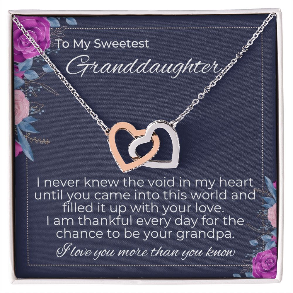 To Granddaughter - You Filled The Void In My Heart - From Grandpa