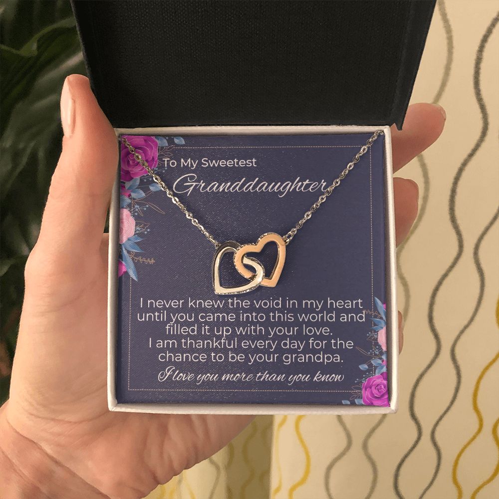 To Granddaughter - You Filled The Void In My Heart - From Grandpa