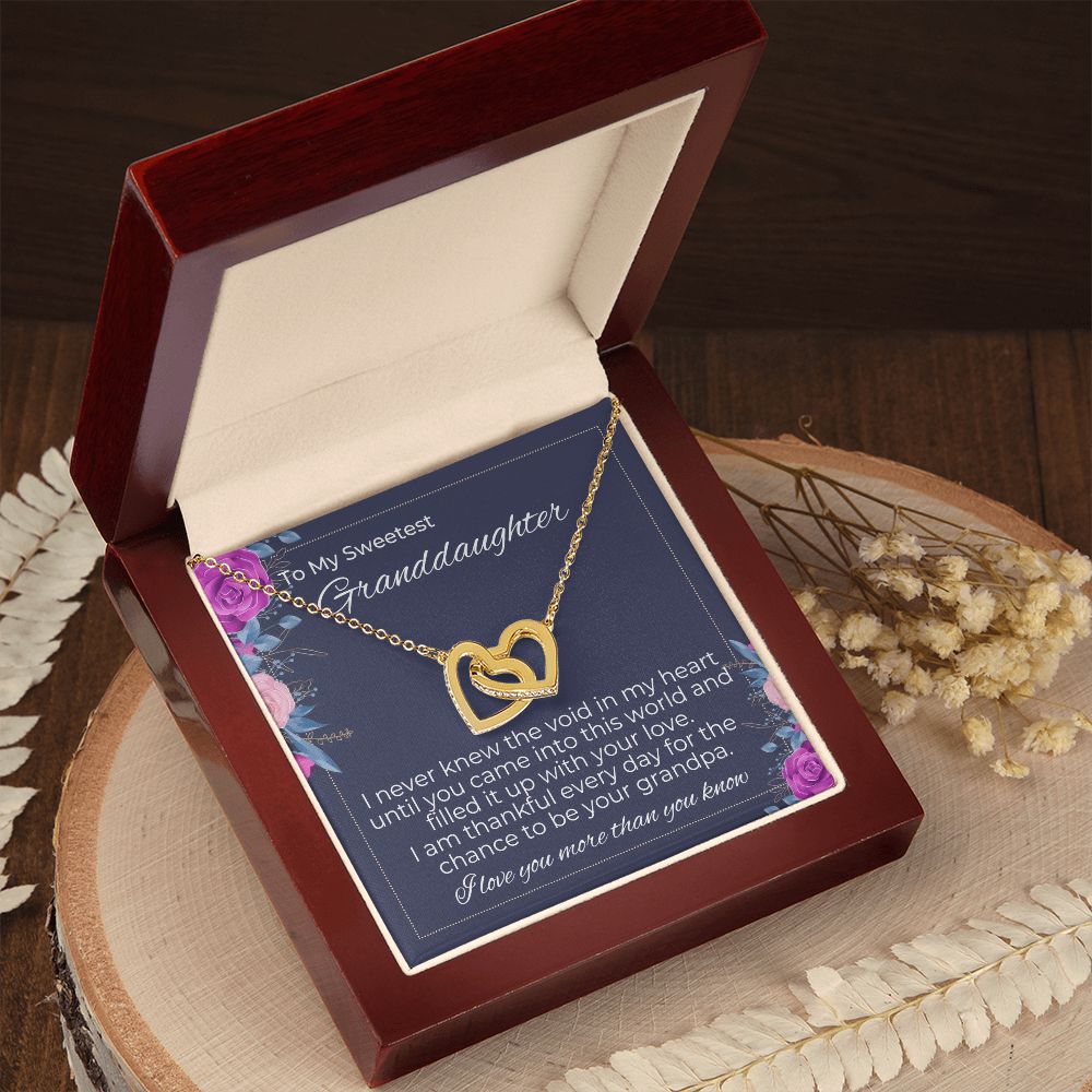 To Granddaughter - You Filled The Void In My Heart - From Grandpa