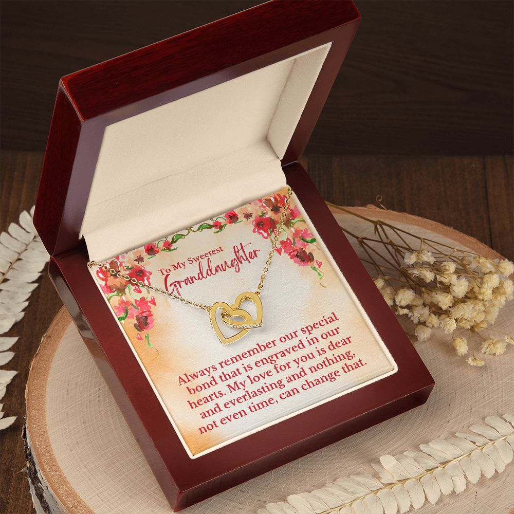 To My Sweetest Granddaughter - Special Bond That Is Engraved In Our Hearts