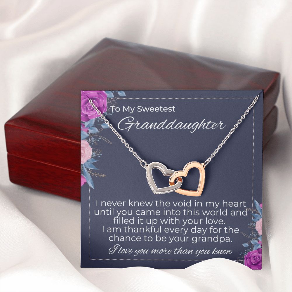 To Granddaughter - You Filled The Void In My Heart - From Grandpa