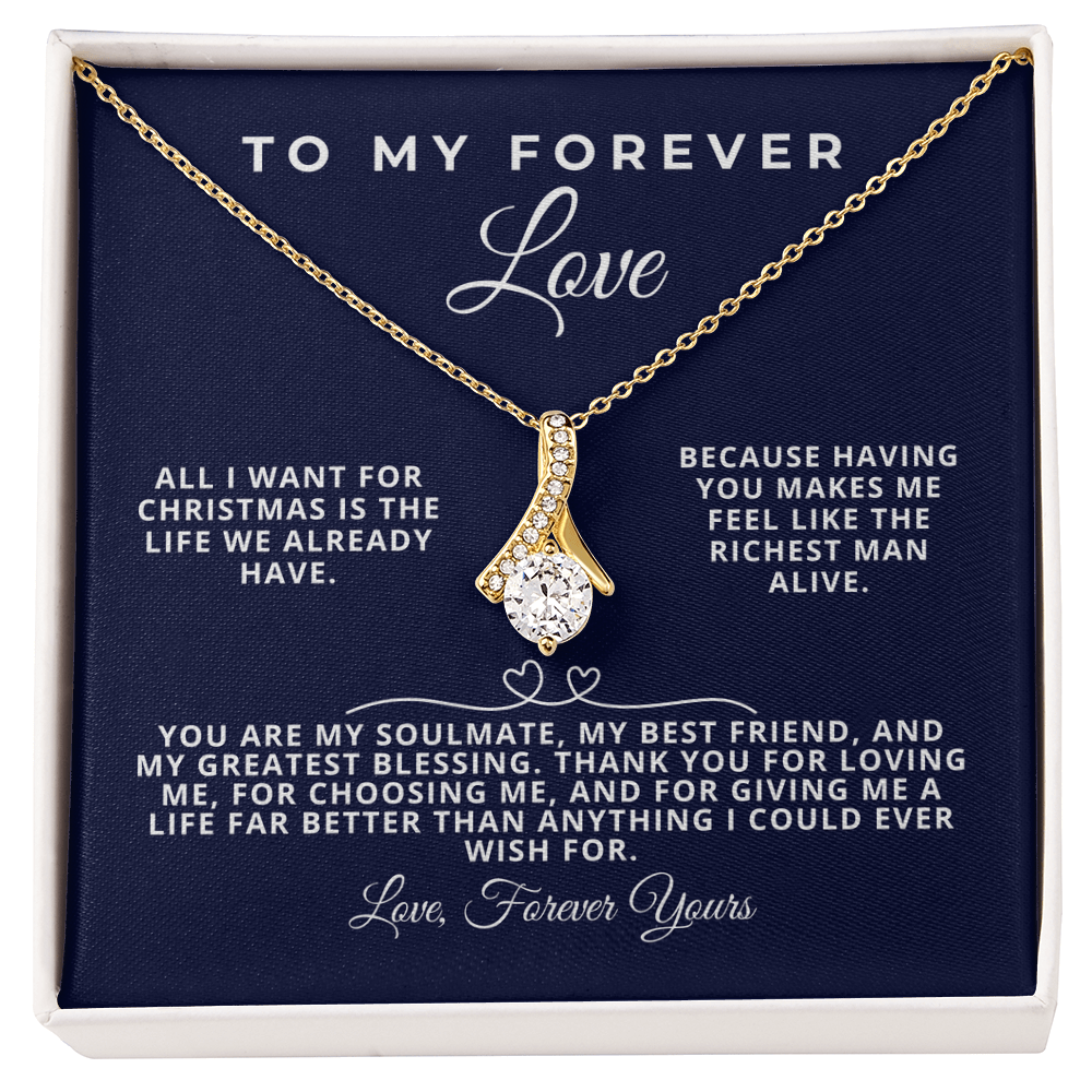 To Wife Romantic Christmas Gift - All I Want for Christmas Is Us