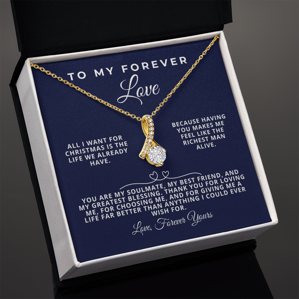 To Wife Romantic Christmas Gift - All I Want for Christmas Is Us
