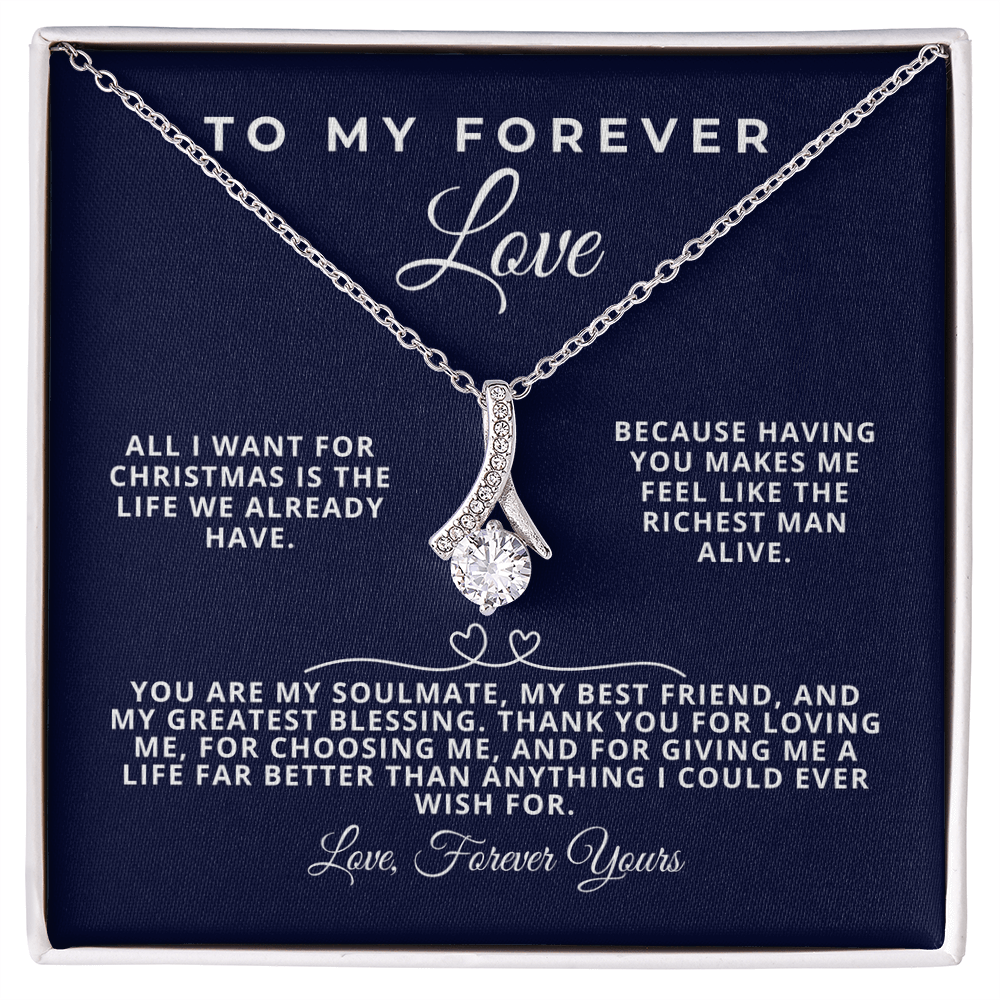 To Wife Romantic Christmas Gift - All I Want for Christmas Is Us