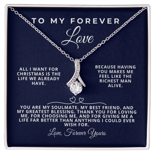 To Wife Romantic Christmas Gift - All I Want for Christmas Is Us