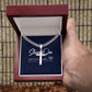 To Son; Birthday Gift - Cross with Cuban Link Chain