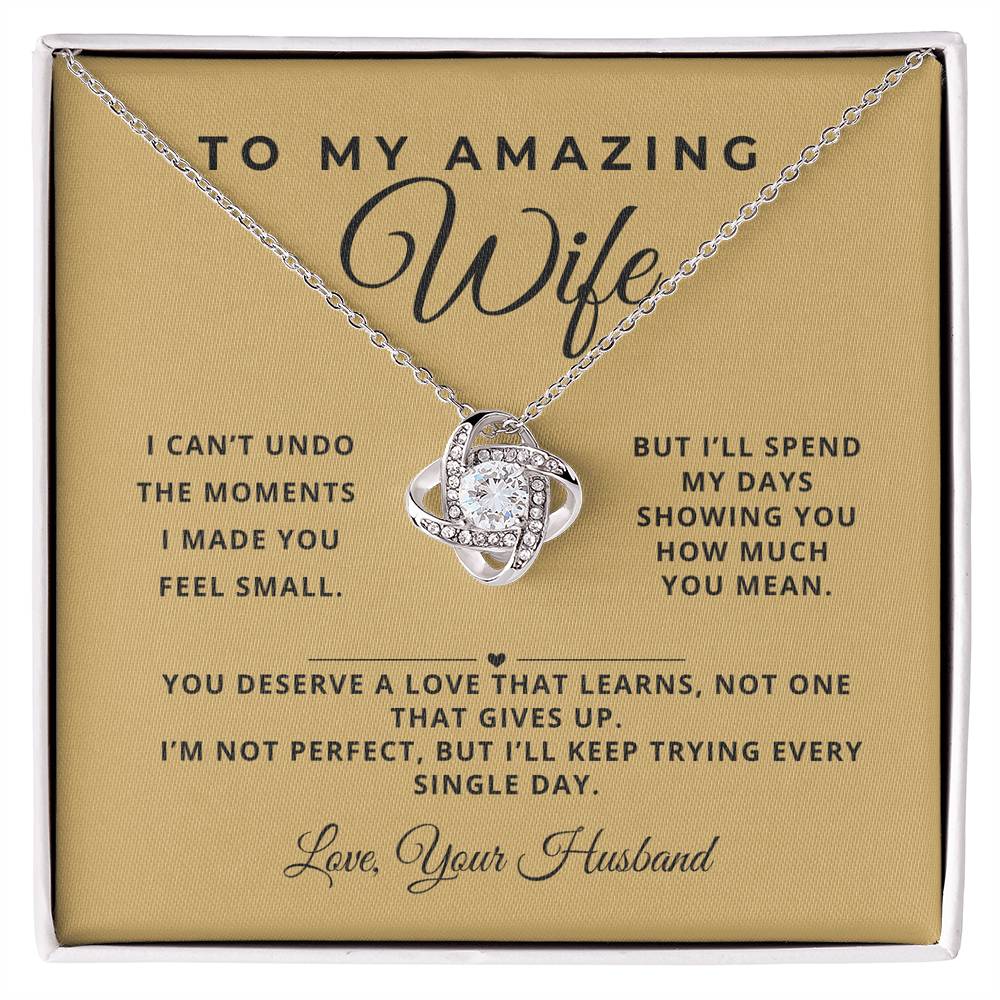 to wife from husband jewelry necklace apology romantic gift