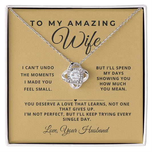 to wife from husband jewelry necklace apology romantic gift
