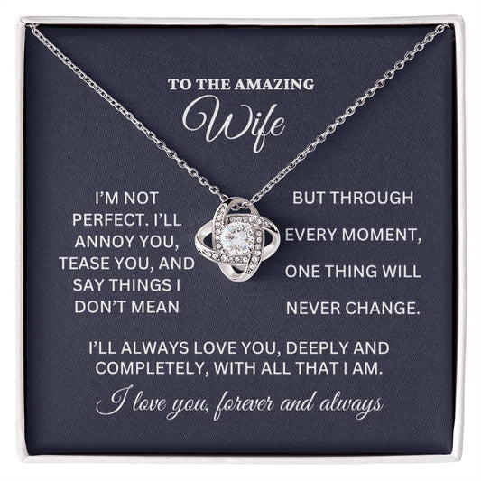 To Wife - One Thing Will Never Change, Ill Always Love You - From Husband
