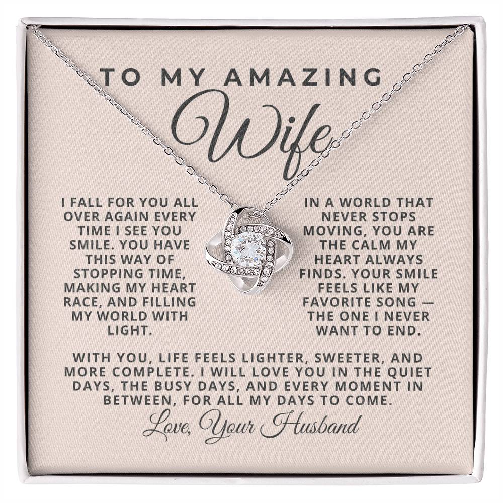 To Wife, The Calm in My Chaos, From Husband