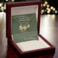 To Daughter - You'll Always Be My Little Princes| Love Knot Necklace