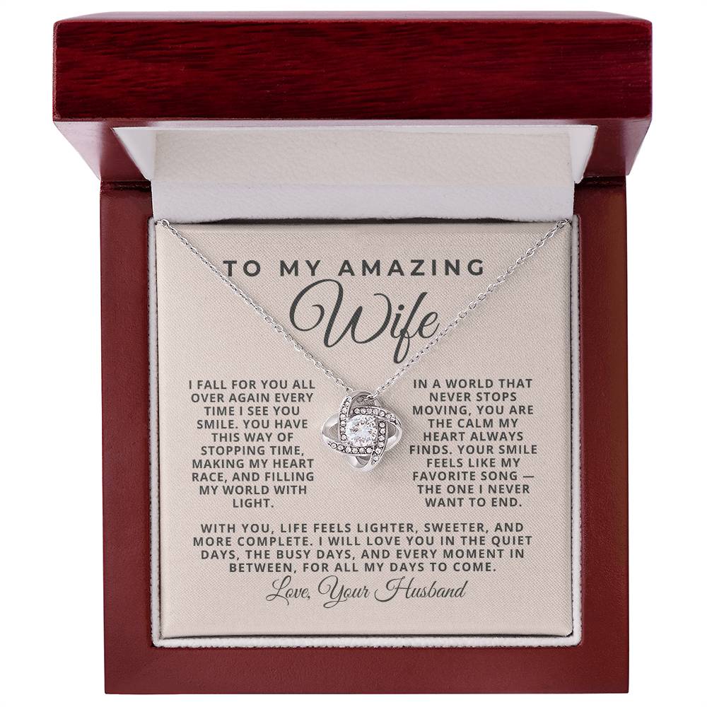 To Wife, The Calm in My Chaos, From Husband