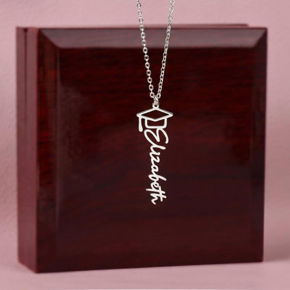 For Daughter Graduation Gift - You Will Always Be My Little Girl Graduation Necklace