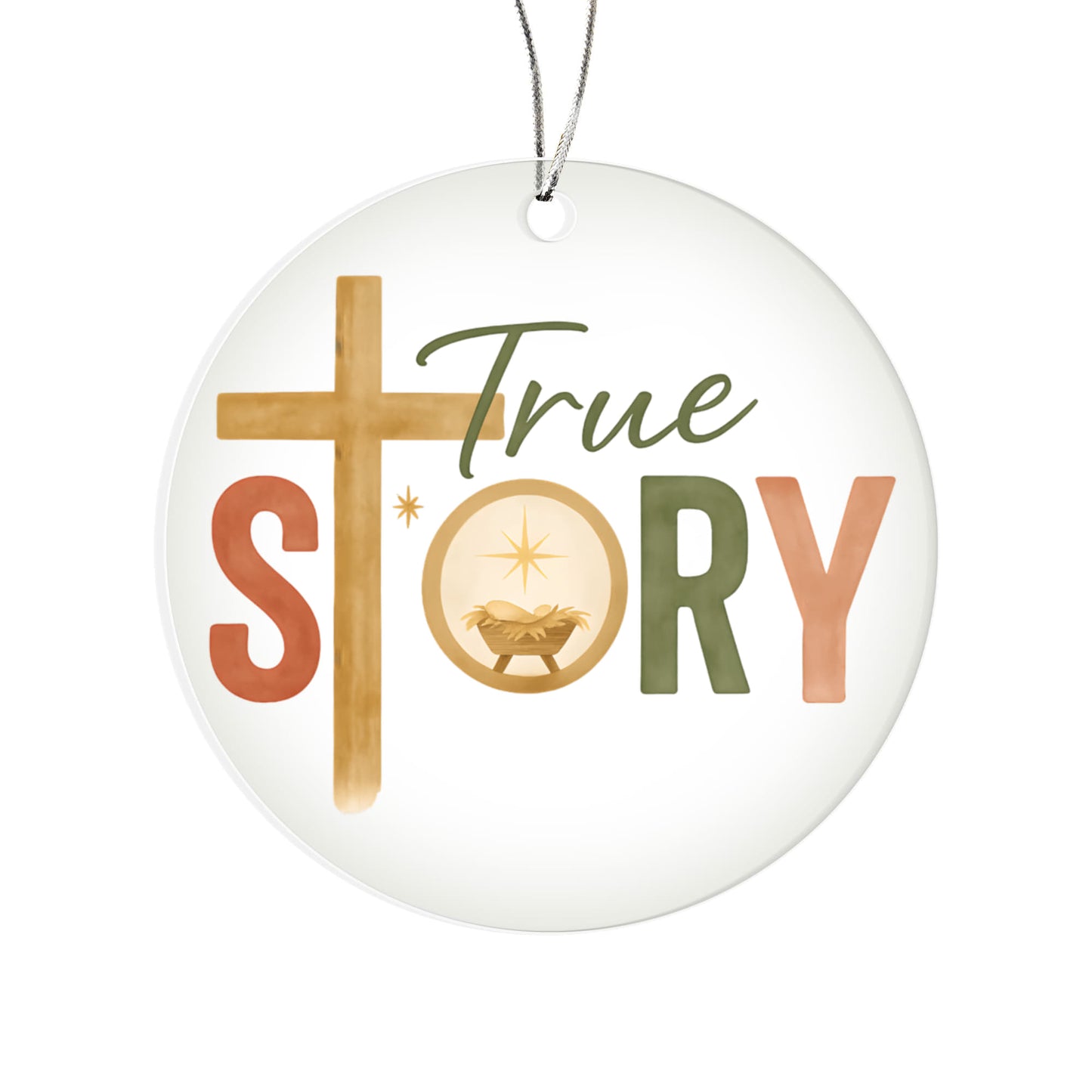 True Story - Christian Christmas Ornament