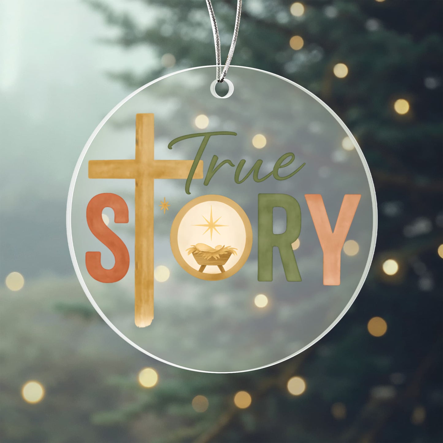True Story - Christian Christmas Ornament