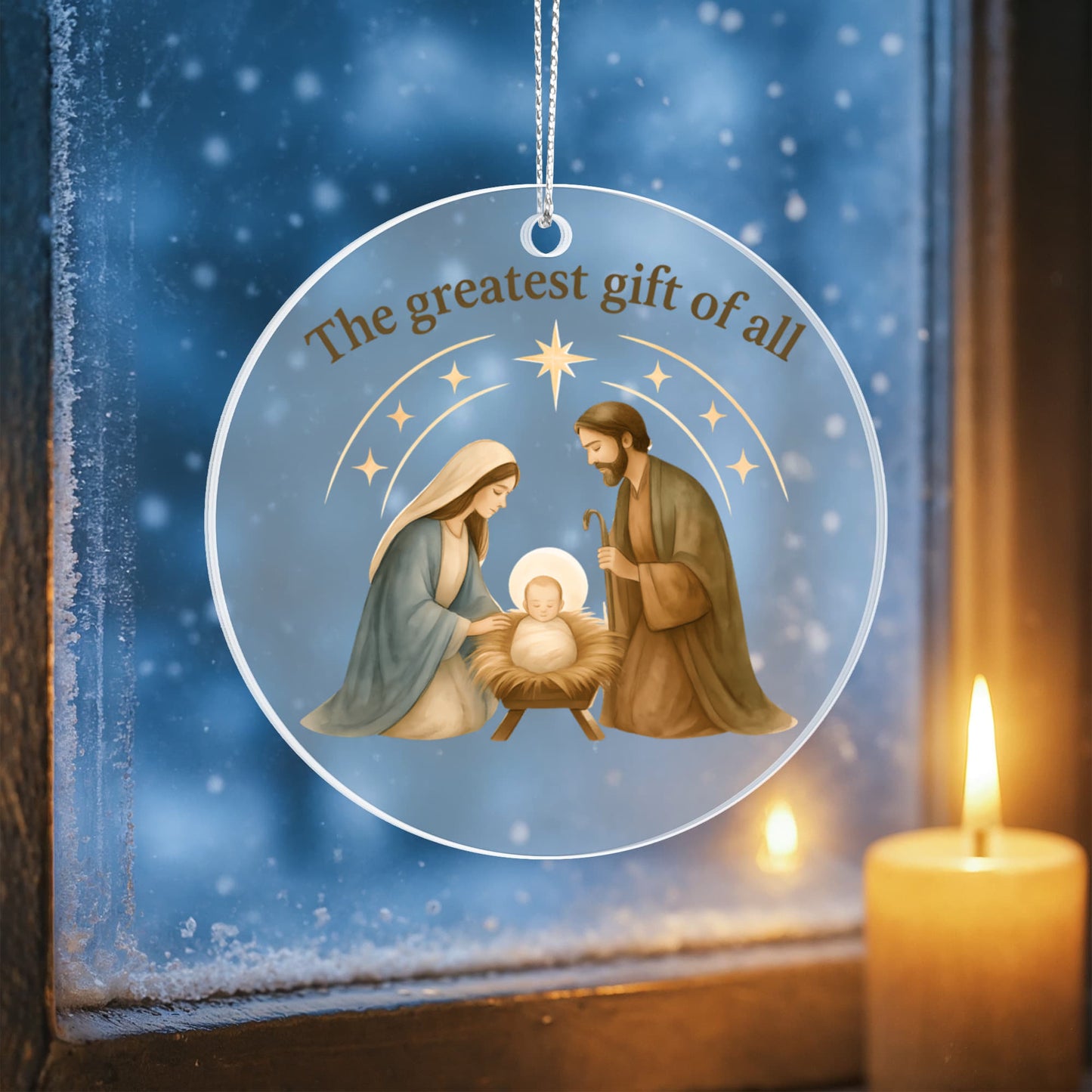 Greatest Gift Of All - Christian Christmas Ornament