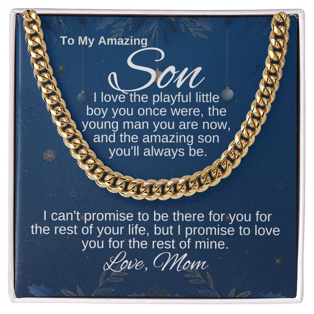 To Son - I Promise to Love You For The Rest Of Your Life