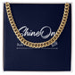 meaningful gift, sentimental gift, christmas gift, birthday gift, cuban chain link, gift for son, husband