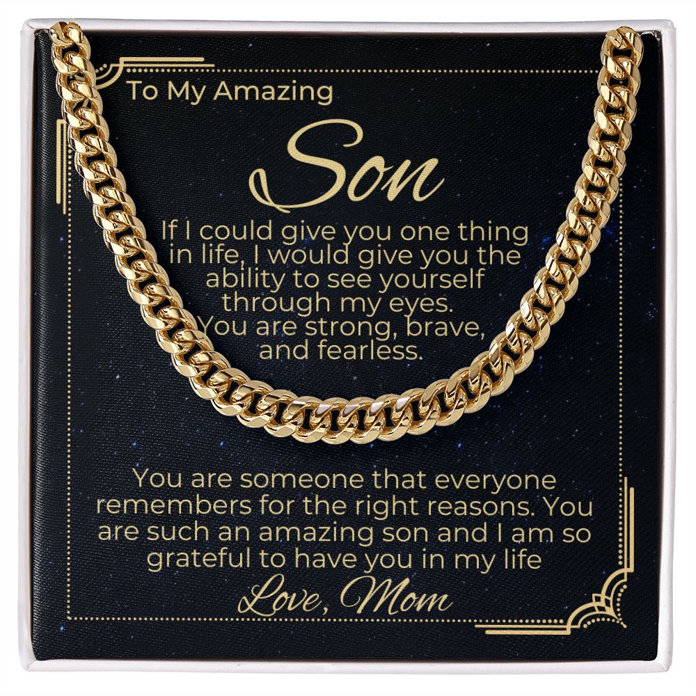 To Son - You Are Strong, Brave, and Fearless