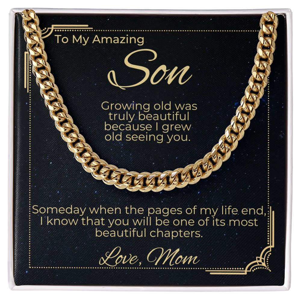 To Son - You Will Be One of The Most Beautiful Chapters of My Life