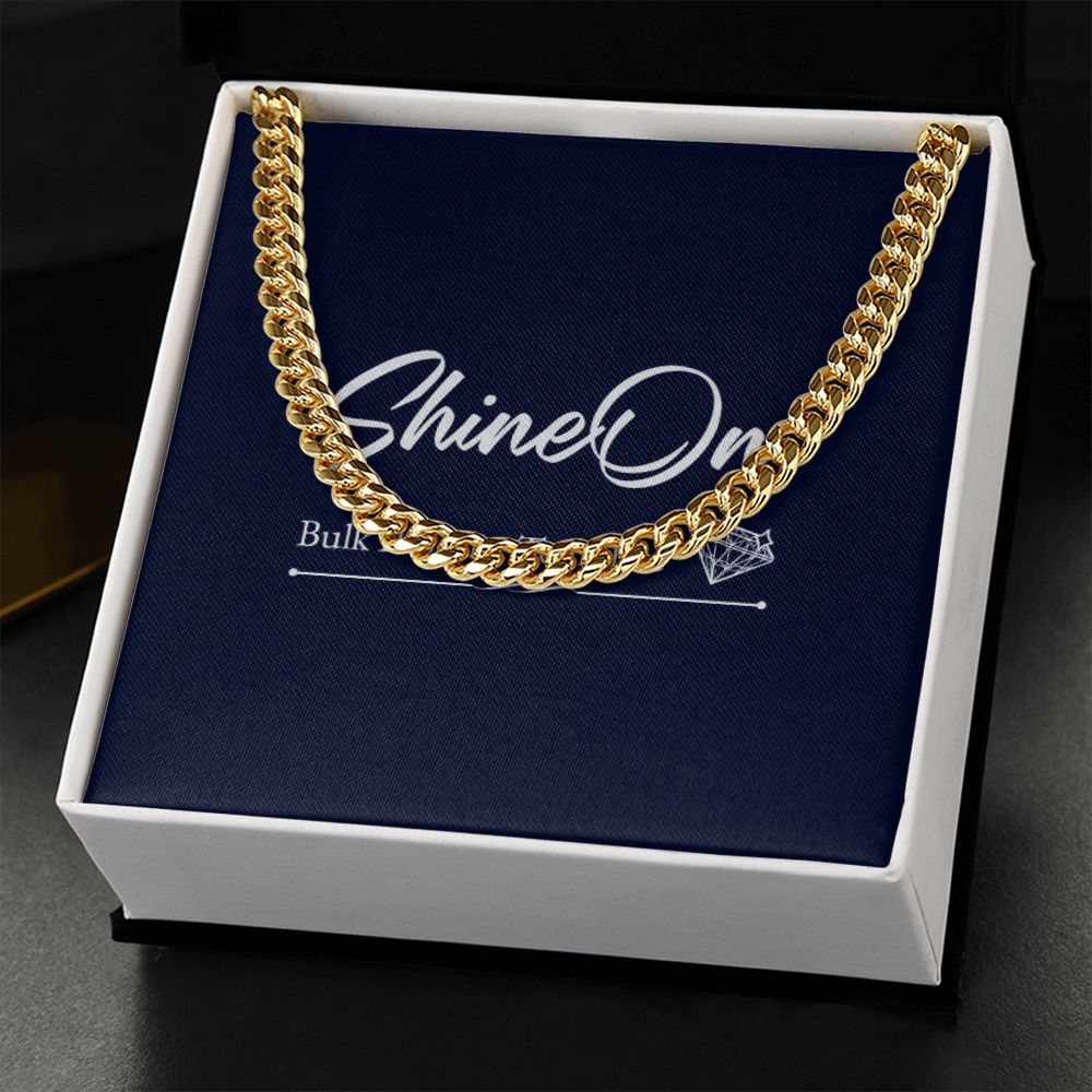 meaningful gift, sentimental gift, christmas gift, birthday gift, cuban chain link, gift for son, husband