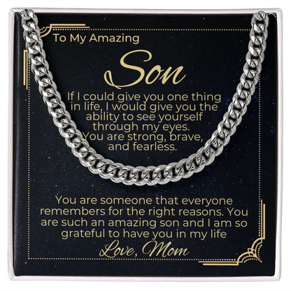 To Son - You Are Strong, Brave, and Fearless