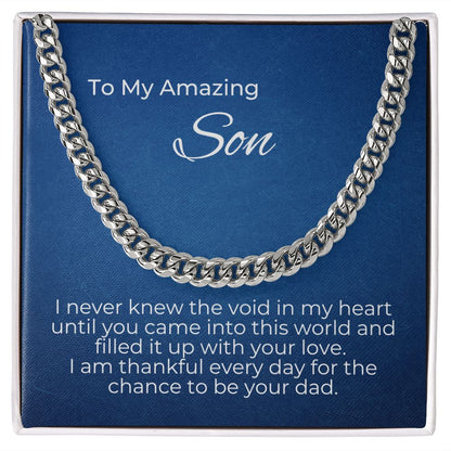 To Son - You Filled The Void In My Heart- From Your Dad