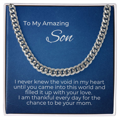 To Son - You Filled The Void In My Heart - From your Mom