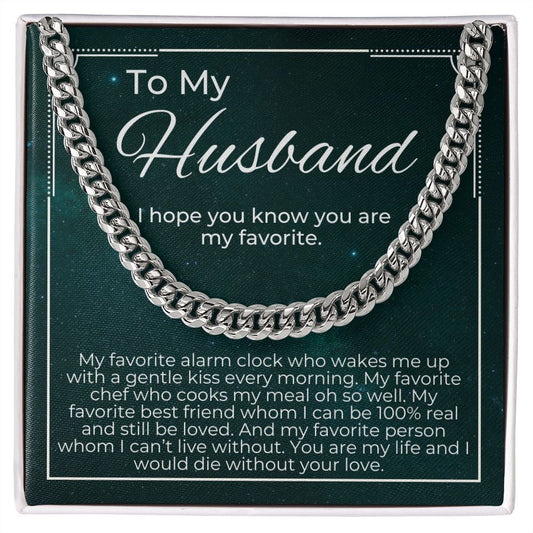 valentine's gifts for him, valentine's day gift for husband, message card jewelry, cuban link chain, gift for a husband on valentine's day, personalized valentine gifts for husband, fun valentine gifts for husband