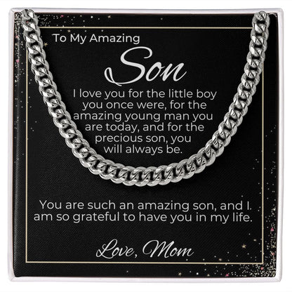 To Son - So Grateful To Have You In My Life