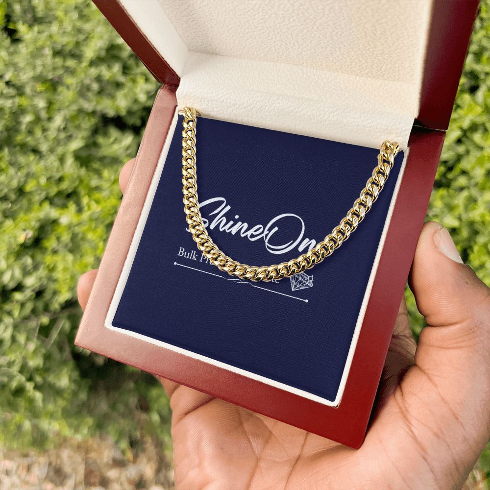 meaningful gift, sentimental gift, christmas gift, birthday gift, cuban chain link, gift for son, husband