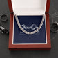 meaningful gift, sentimental gift, christmas gift, birthday gift, cuban chain link, gift for son, husband