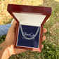cuban chain link, message card jewelry, meaningful gift for son bonus son son in law