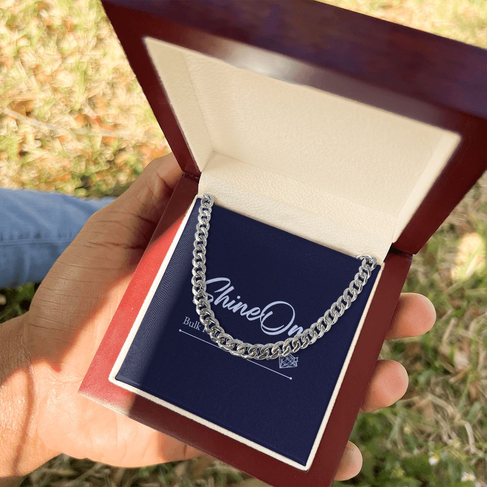 meaningful gift, sentimental gift, christmas gift, birthday gift, cuban chain link, gift for son, husband